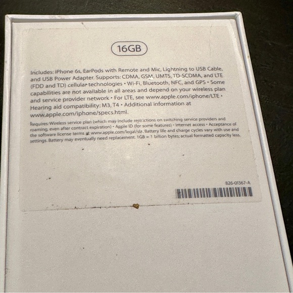 iPhone 6S (16GB) BOX ONLY!  Phone NOT included. - Picture 5 of 13